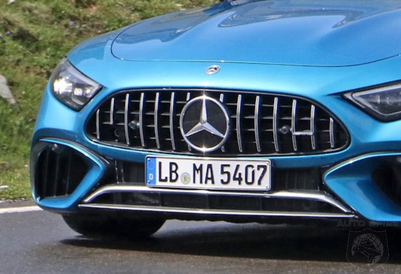 Upcoming Mercedes Sl Hybrid Caught In The Nude Autospies Auto News